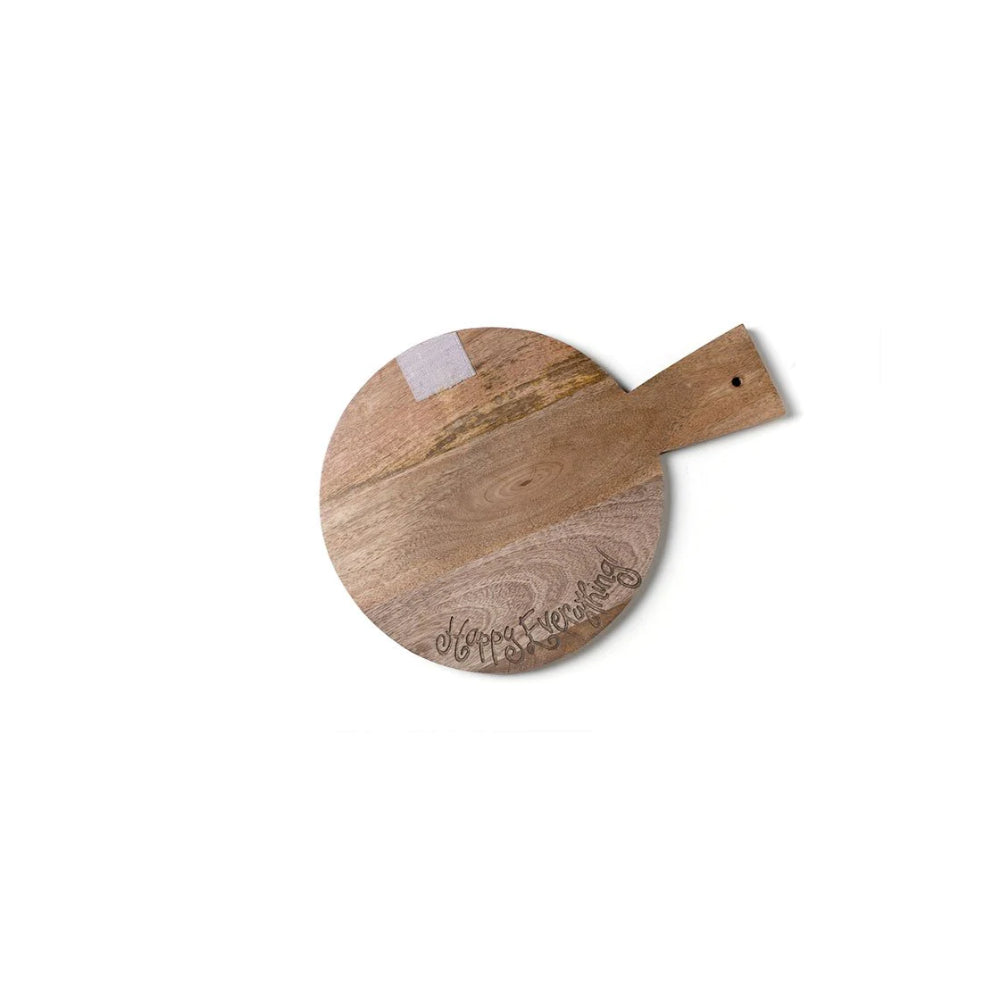 Happy Everything Wooden 10" Mini Serving Board