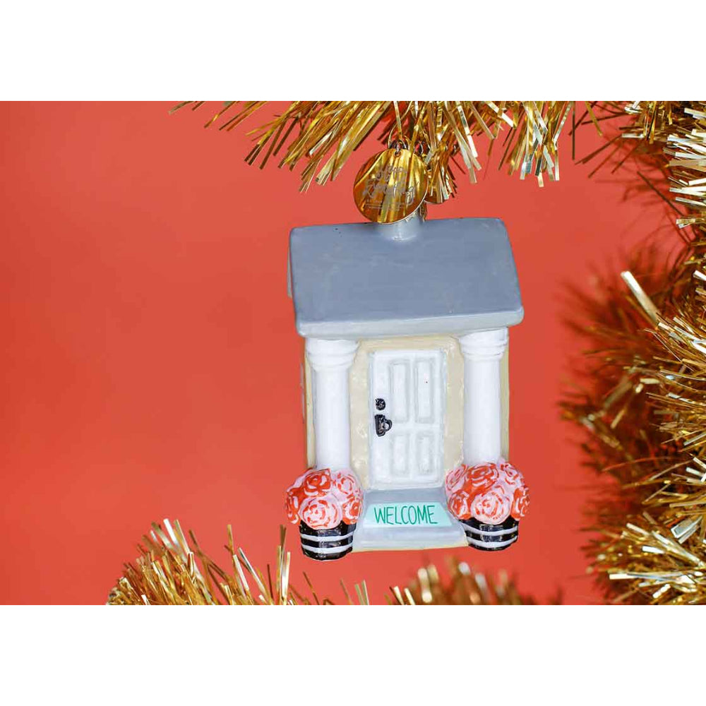 Happy Everything House Welcome Shaped Ornament