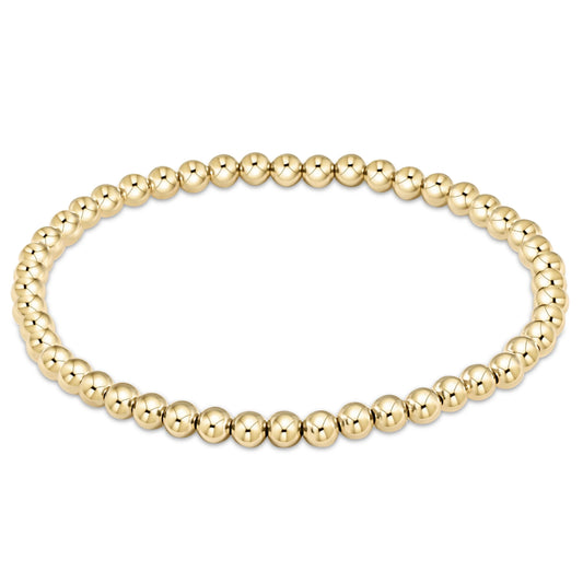 enewton 7.25" extends Classic Gold Bead Bracelet - 4mm