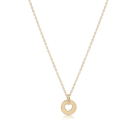 enewton 16" Gold Necklace - Love Small Gold Disc