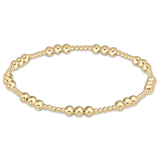 enewton Classic Joy Pattern Bead Bracelet - Gold