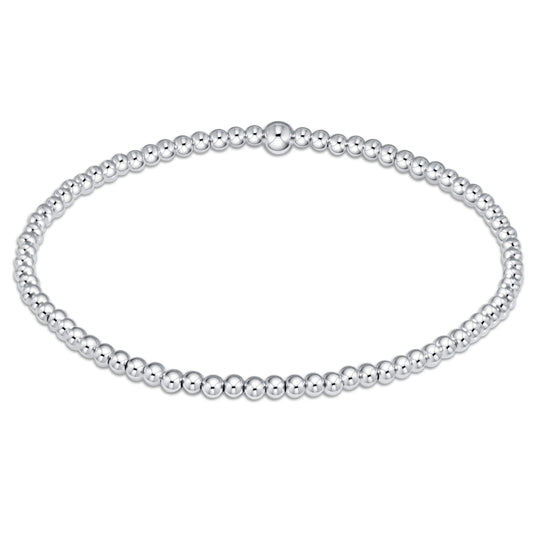 enewton 6.25" Classic Sterling Bead Bracelet 2.5mm