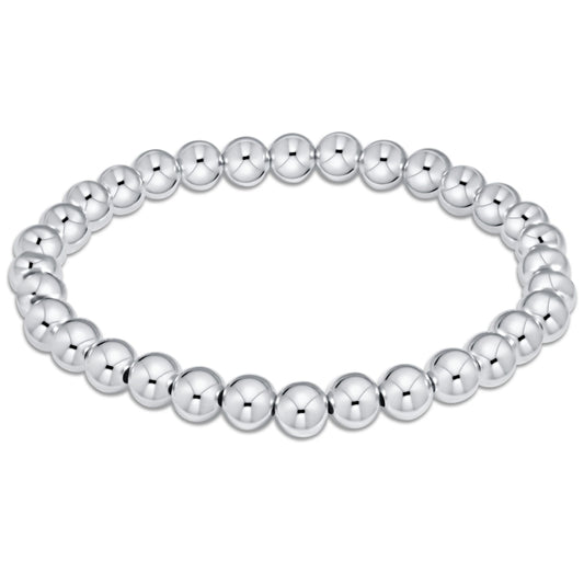 enewton 6.25" Classic Sterling Bead Bracelet 6mm