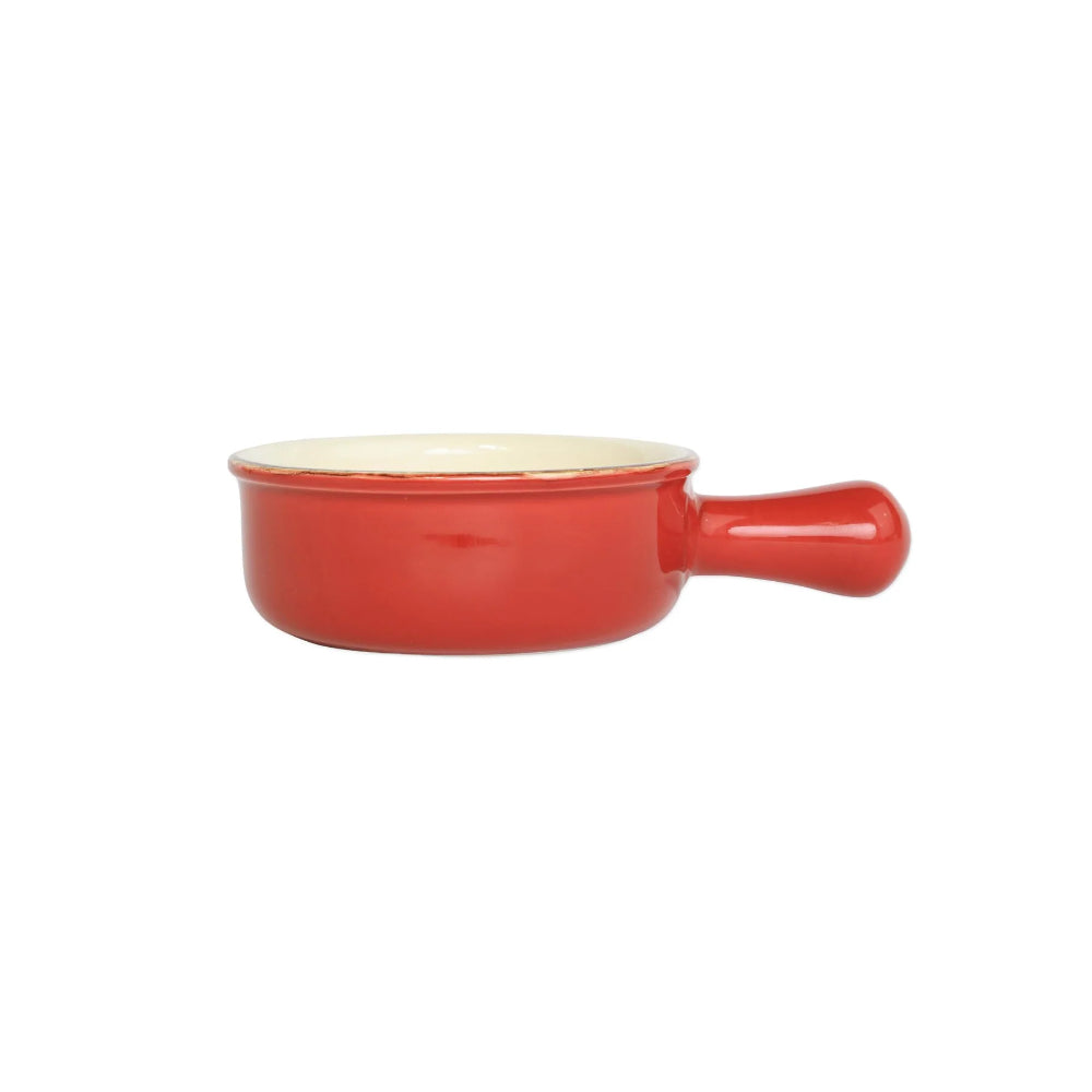 Vietri Italian Small Round Baker with Large Handle