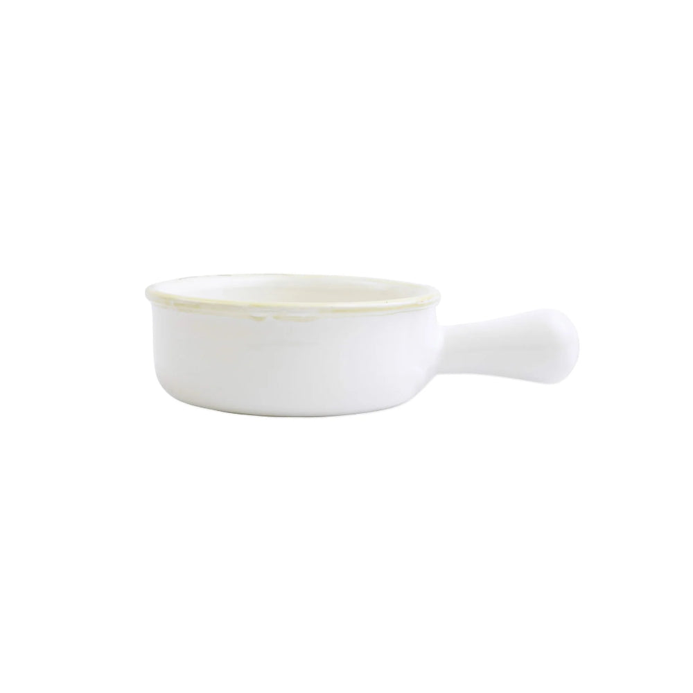 Vietri Italian Small Round Baker with Large Handle