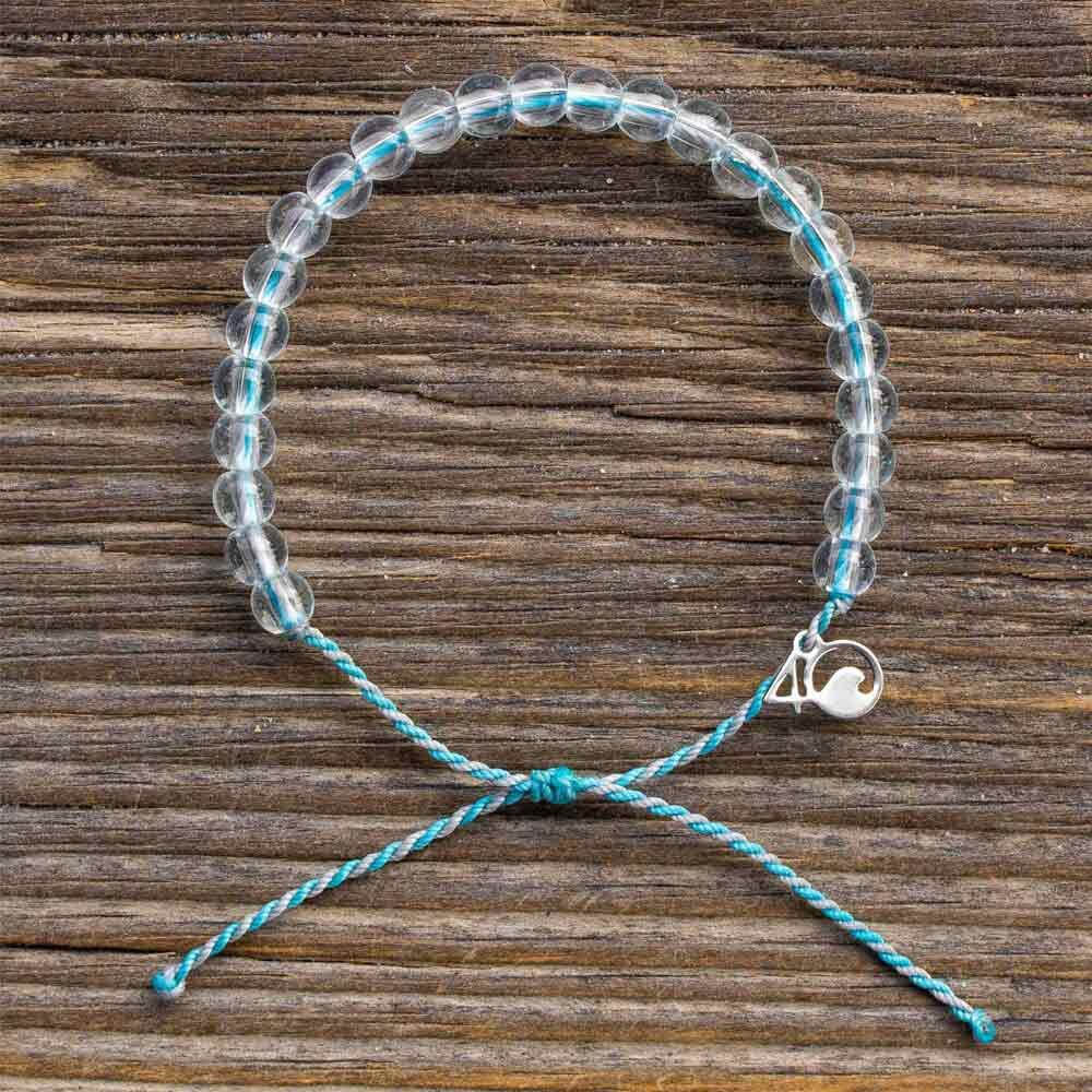 4Ocean Dolphin Light Blue Grey Beaded Bracelet – Smyth Jewelers