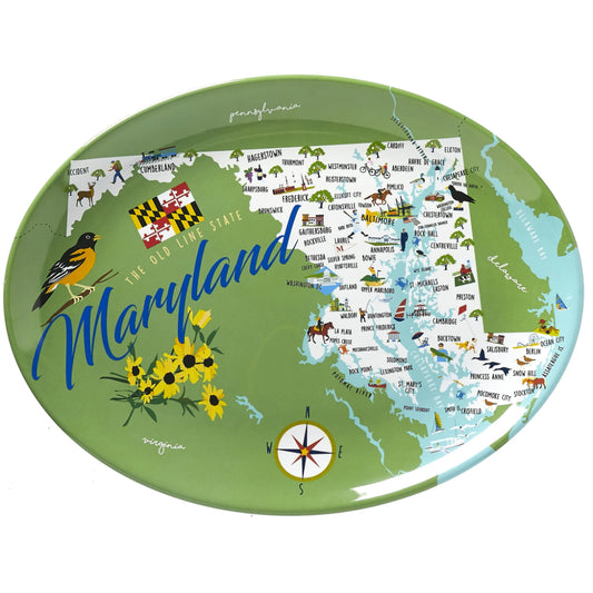 Galleyware 16" Melamine Oval Maryland Platter
