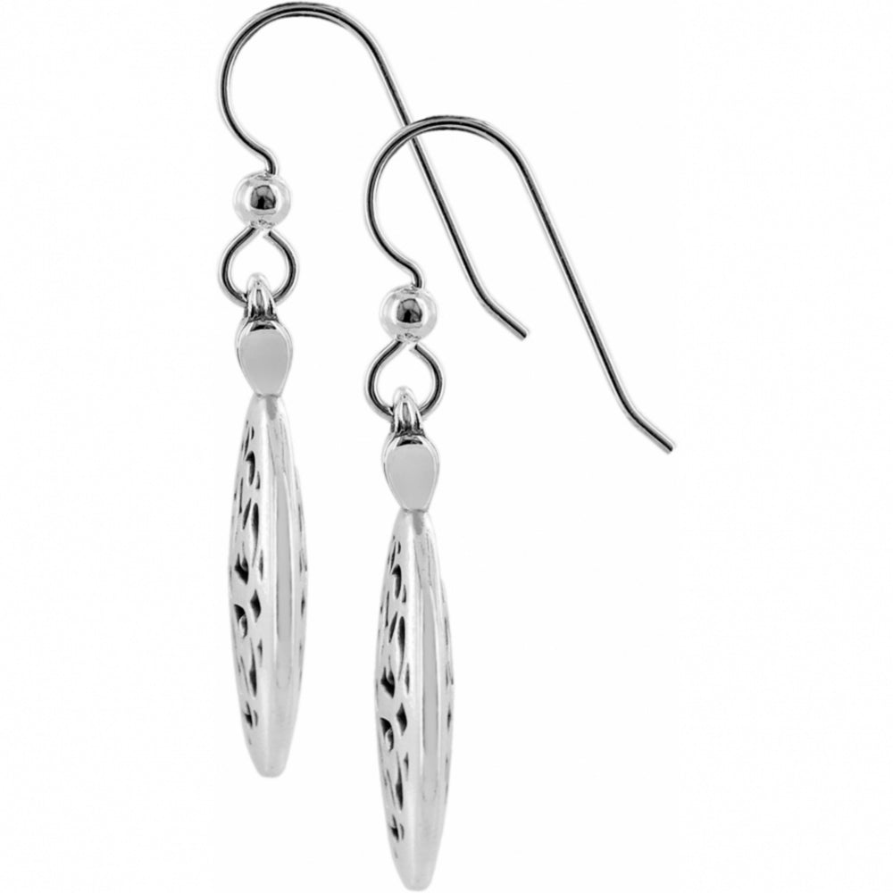 silver earrings side 