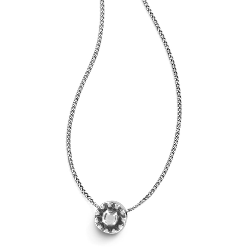 Brighton Illumina Solitaire Necklace Silver
