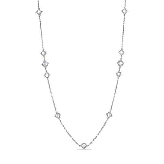 Judith Ripka Isola Mother of Pearl Station Necklace
