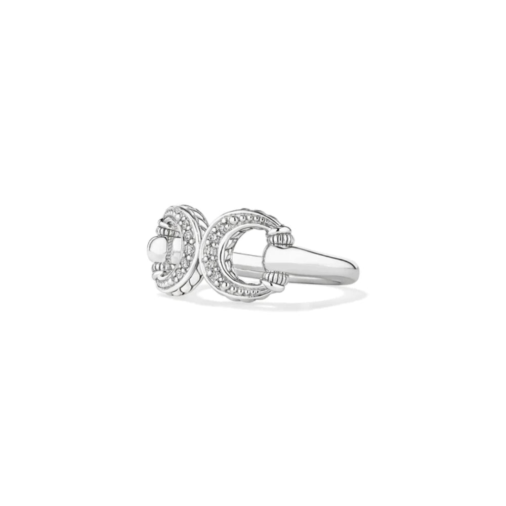 Judith Ripka Vienna Bit Ring with Diamonds