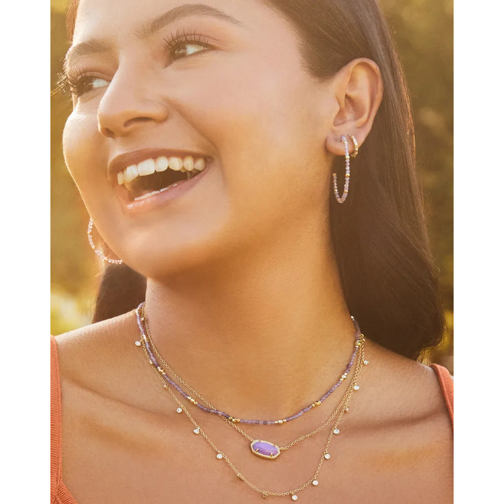 Kendra Scott | Jewelry | Kendra Scott Elisa Pink Mother Pearl Pendant  Necklace In Rose Gold Color | Poshmark