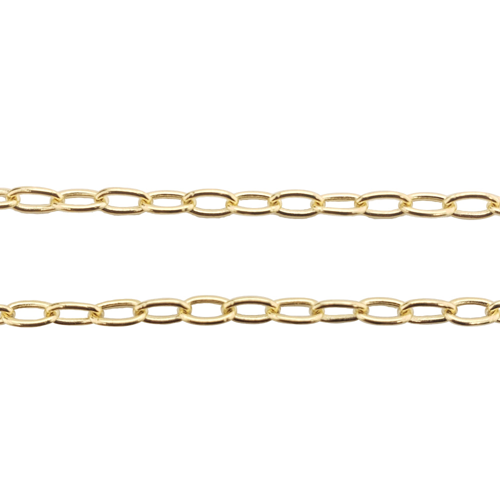Smyth Jewelers Linked 2.1mm Paperclip Chain Welded Bracelet