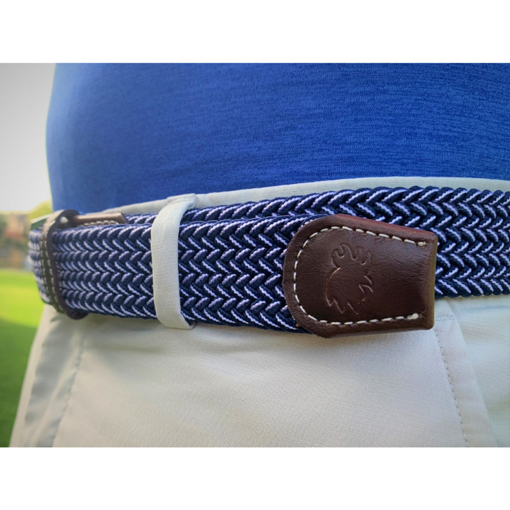 Roostas The Ponte Vedra Two Toned Woven Stretch Belt