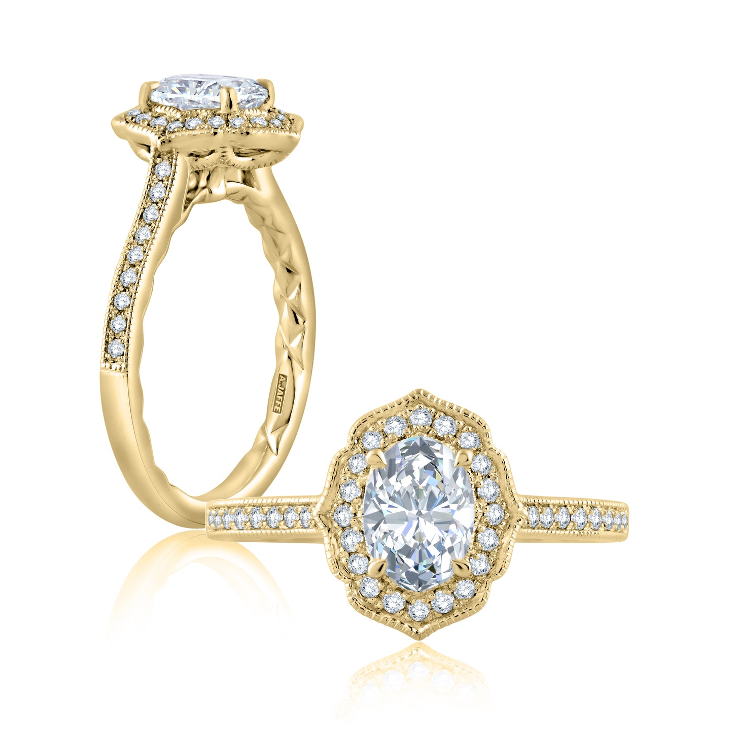 A. JAFFE Classic Engagement Ring