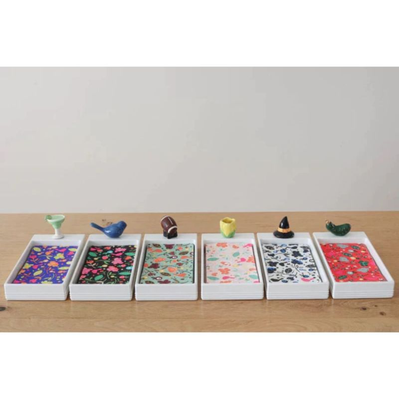 Nora Fleming Guest Towel Holder - Pinstripes