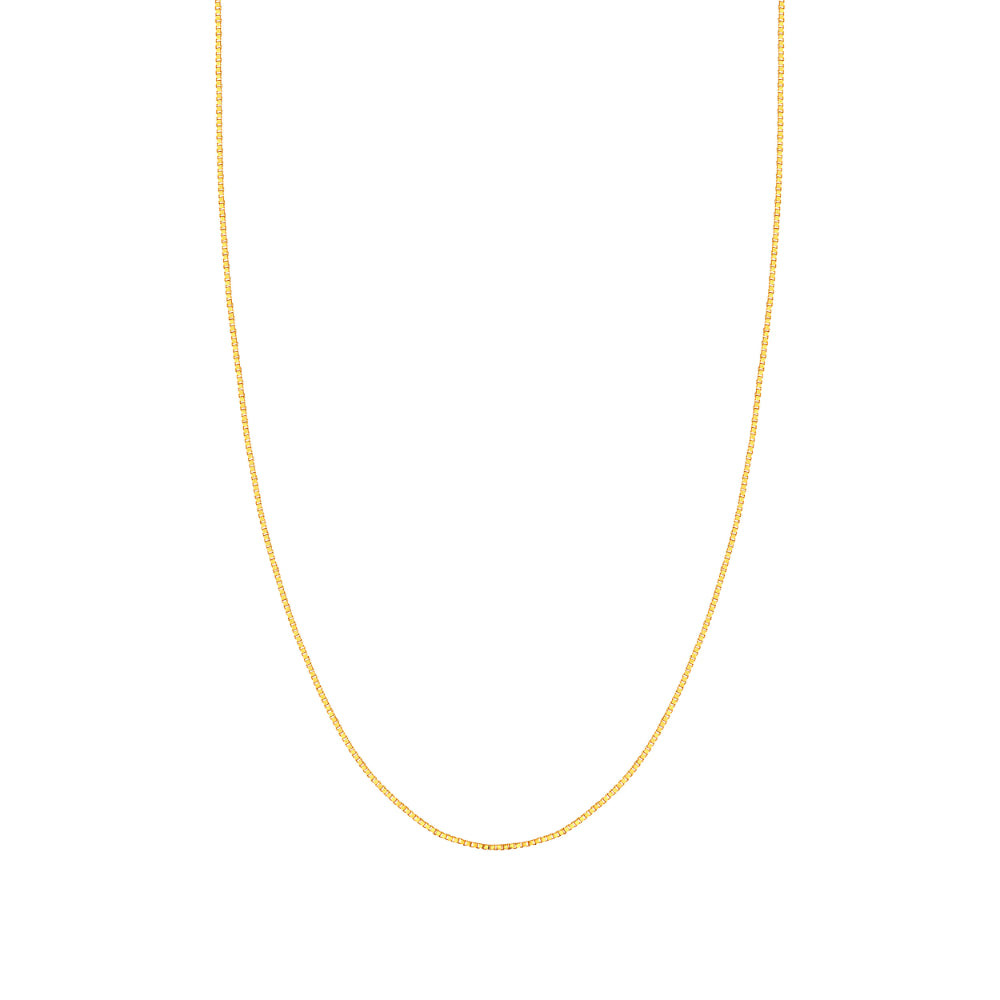 14kt Gold Box Chain, 22 Inches – Smyth Jewelers