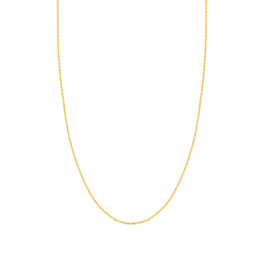 14kt Gold Box Chain, 22 Inches