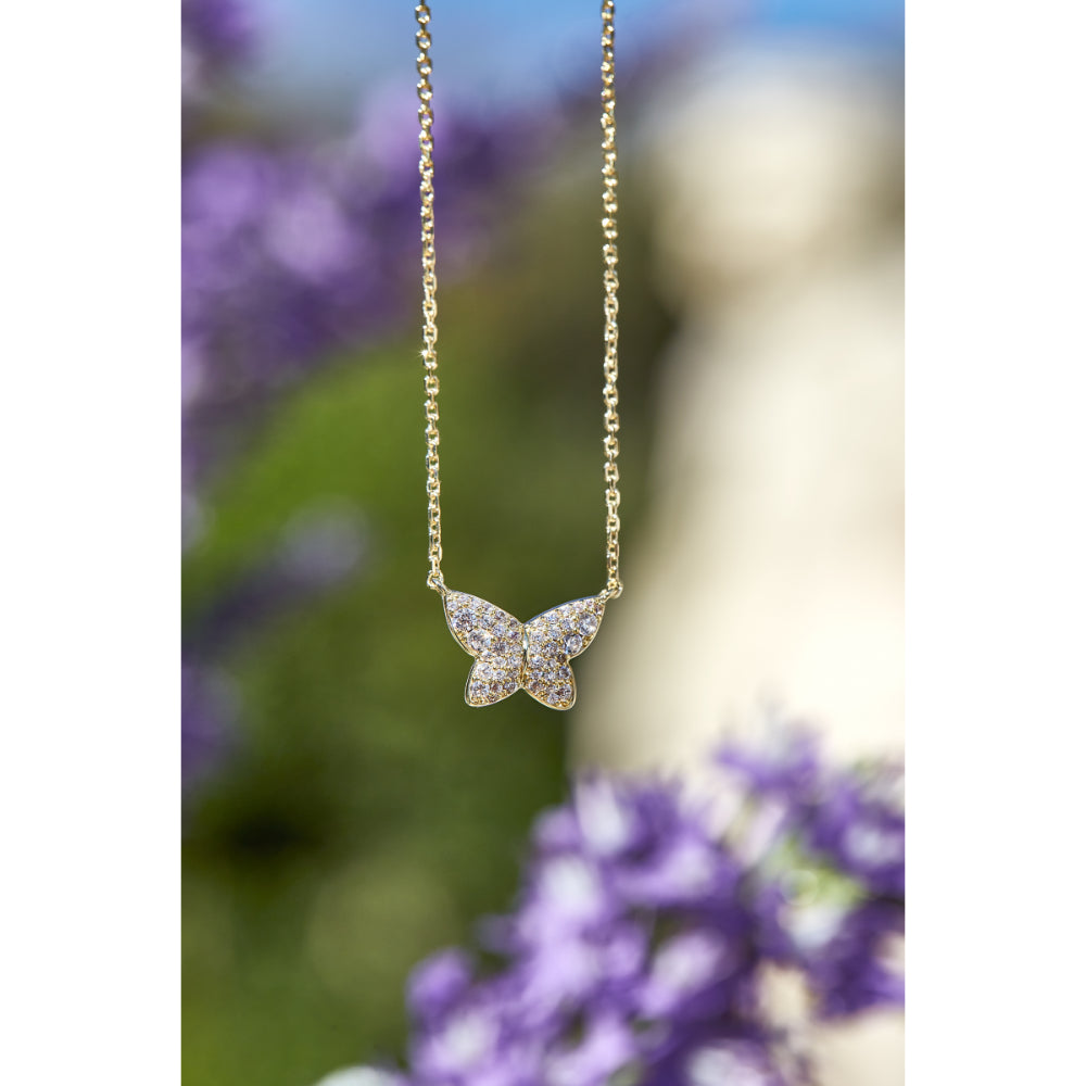 Amazon.com: Kendra Scott Hadley Butterfly Multi-Strand Necklace in  Rhodium-Plated Brass: Clothing, Shoes & Jewelry
