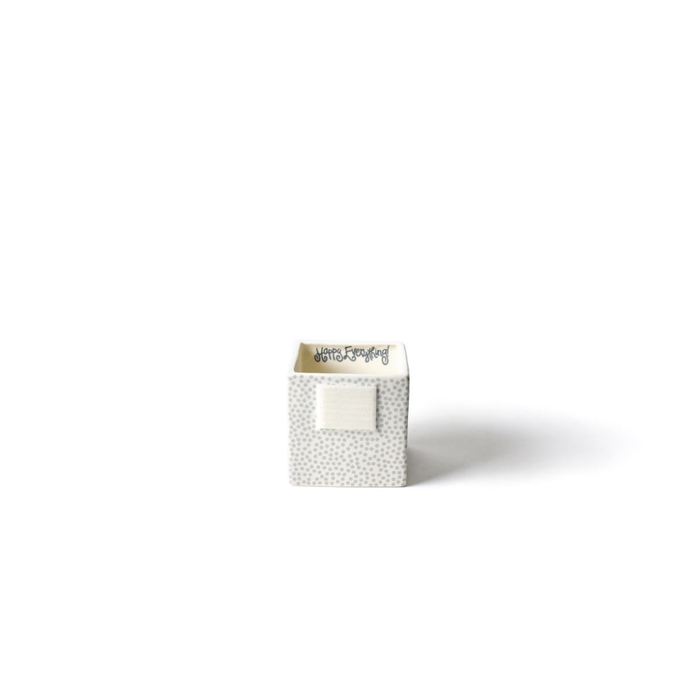 Happy Everything Stone Small Dot Mini Nesting Cube - Small