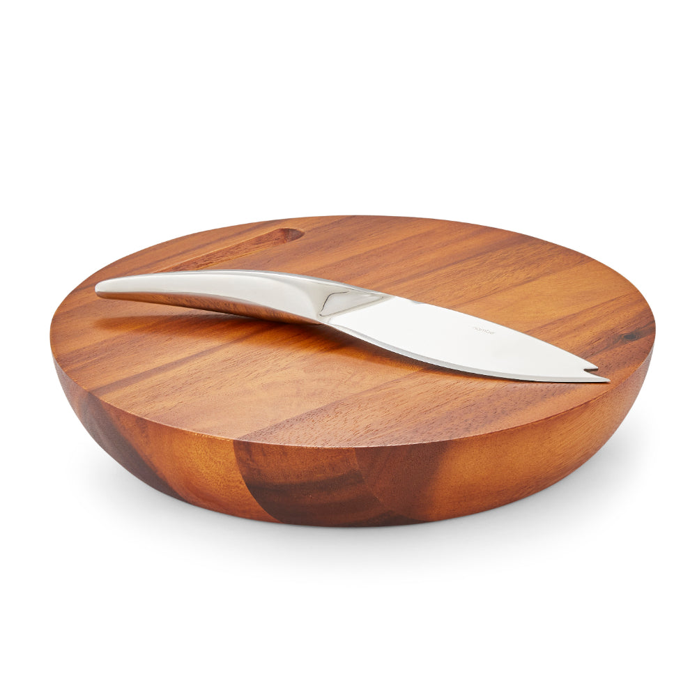 Nambé Harmony Cheese Board w/ Knife