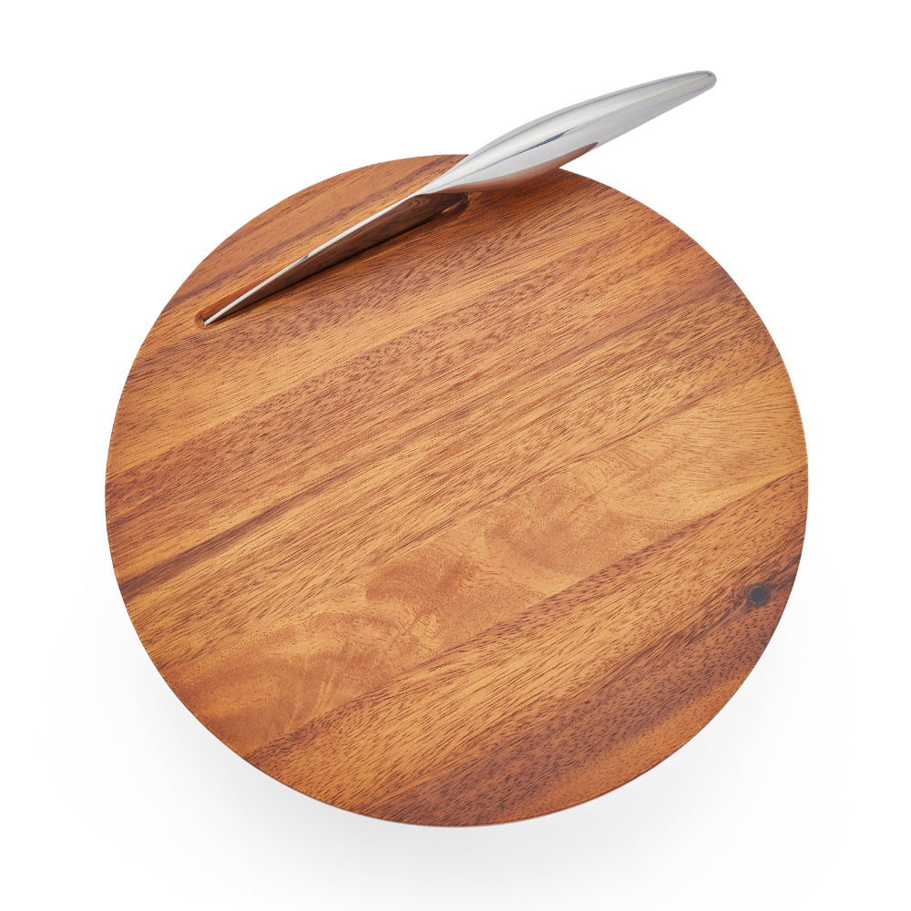 Nambé Harmony Cheese Board w/ Knife
