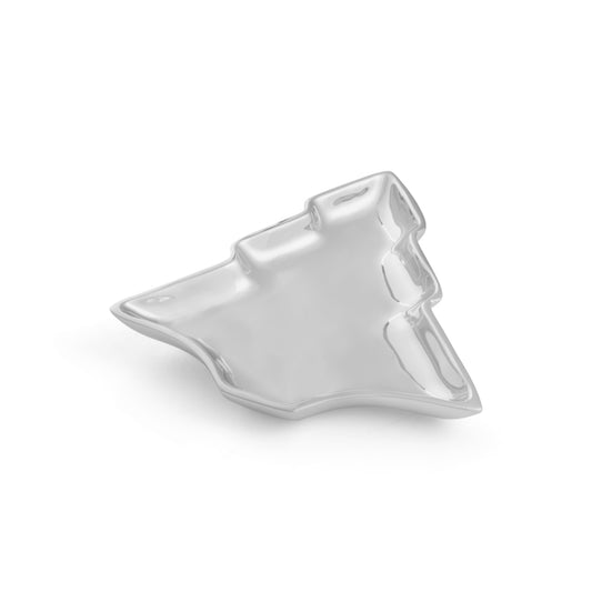 Nambé Christmas Tree Dish