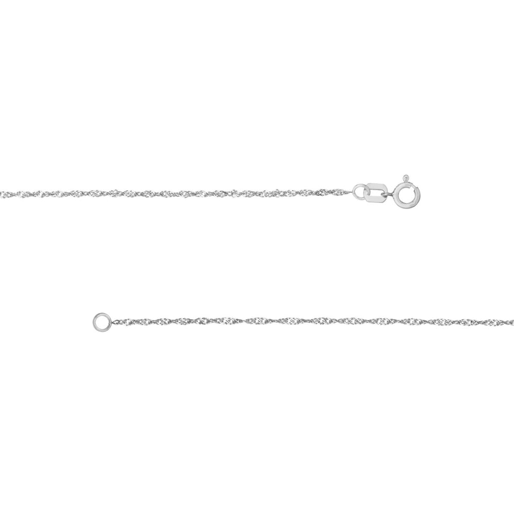 14k Gold 1.15mm Singapore Chain