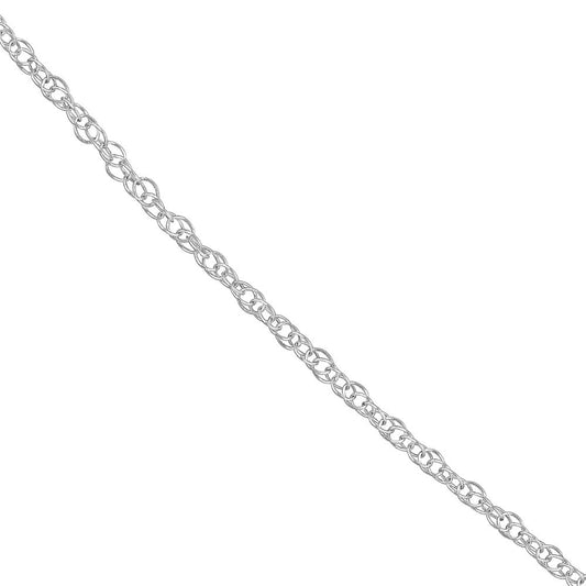 14W Rope Chain 1.2mm 18" Spring Ring (STOCK CHAIN)