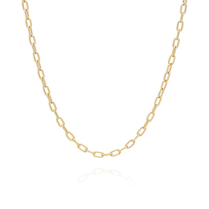 Anna Beck Elongated Oval Chain Collar Necklace