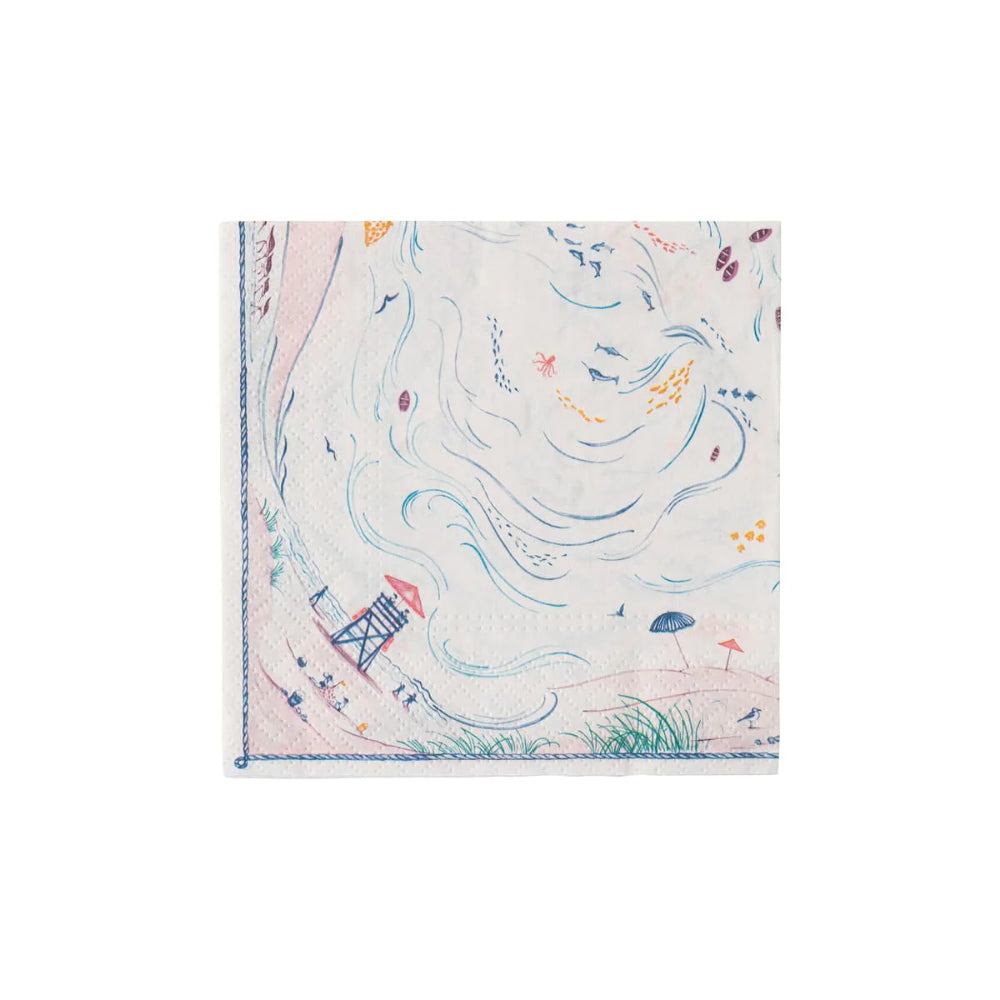 Juliska Country Estate Paper Napkins - Seaside - Set of 20