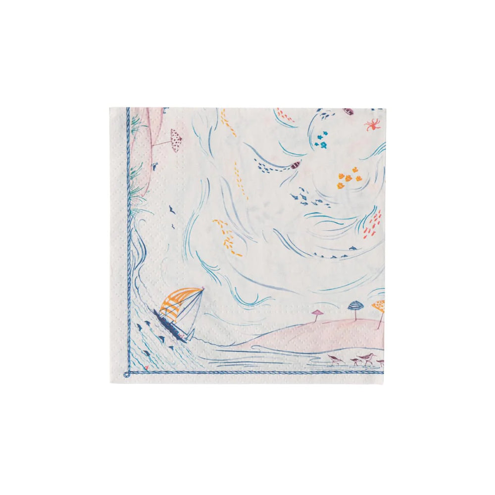 Juliska Country Estate Paper Napkins - Seaside - Set of 20