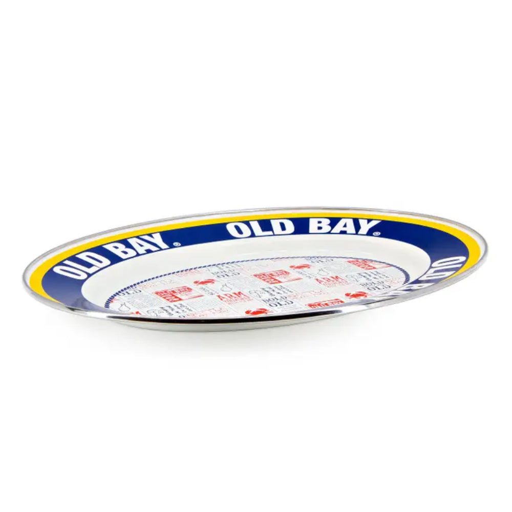 Golden Rabbit Old Bay Oval Platter