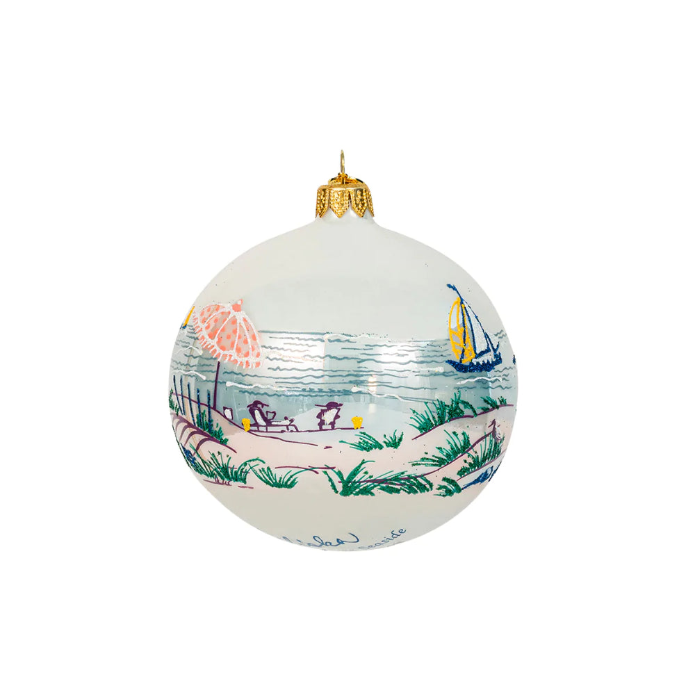 Juliska Country Estate Limited Edition Glass Ornament Seaside Smyth