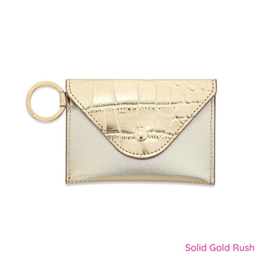 O-VENTURE  Solild Gold Rush Mini Envelope Wallet