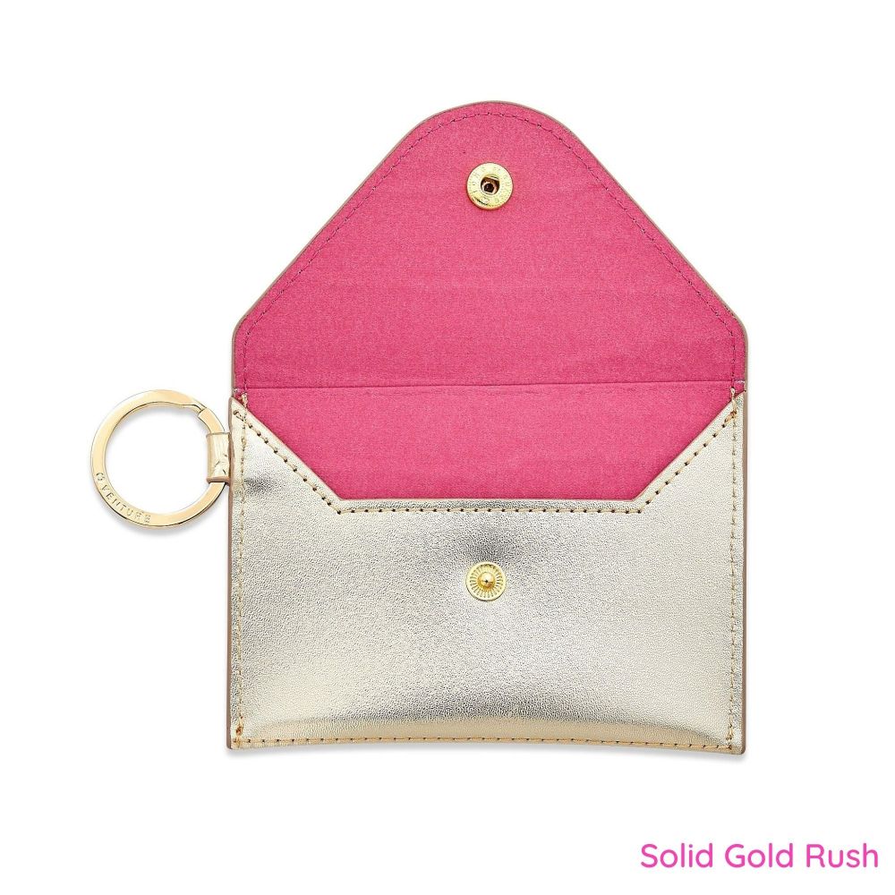 O-VENTURE  Solild Gold Rush Mini Envelope Wallet