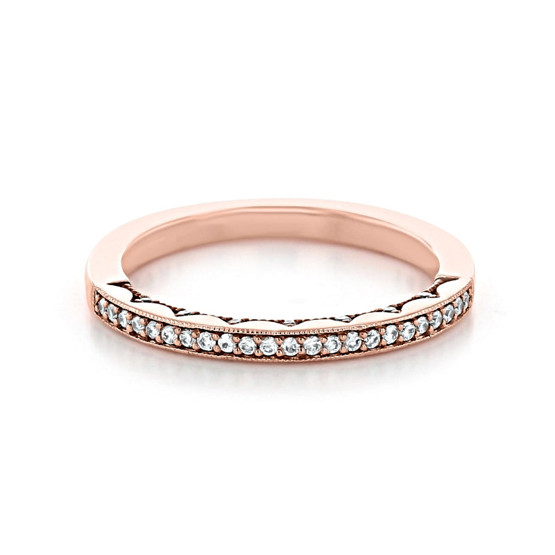 Tacori Costal Crescent Pave Diamond Wedding Band