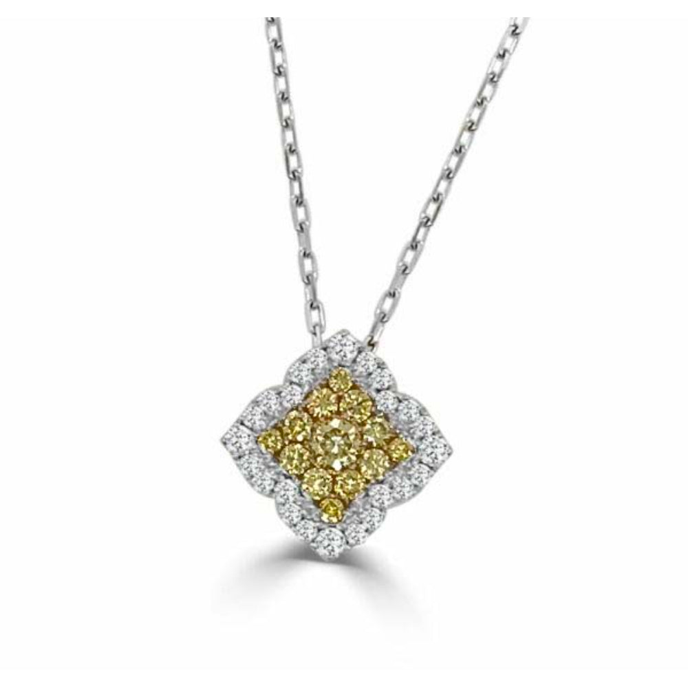 Frederic Sage 14k Fleur D'Amour Diamond Pendant