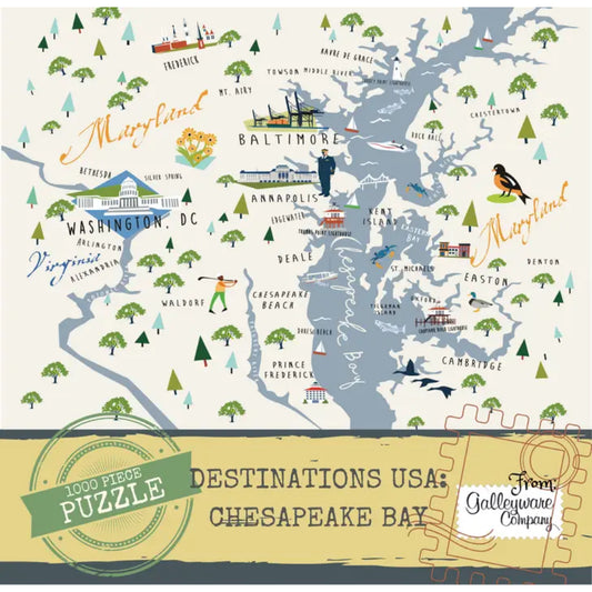 Galleyware Chesapeake Bay 1000 Piece Jigsaw Puzzle