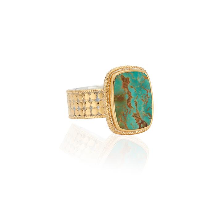 Anna Beck Medium Turquoise Cushion Ring