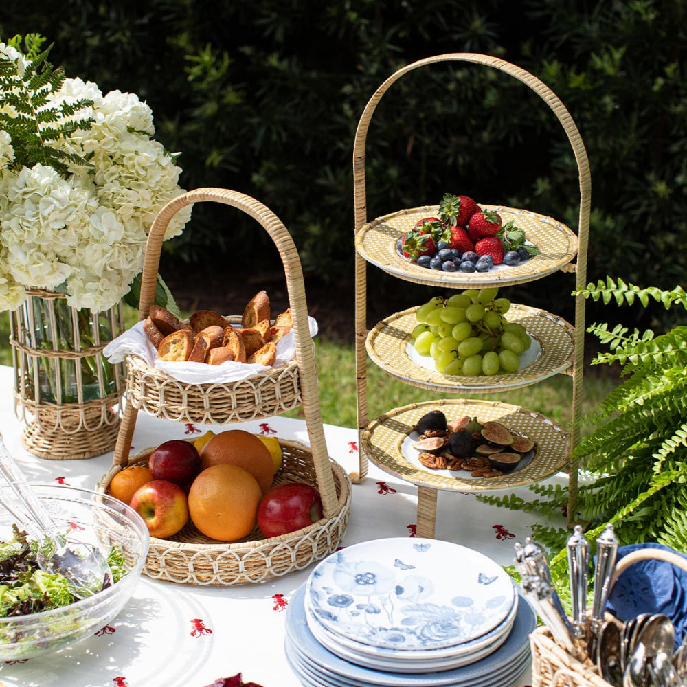 Juliska Bamboo Caning Melamine Salad Plate – Smyth Jewelers