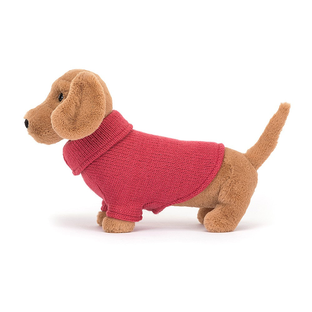 Jellycat Sweater Sausage Dog