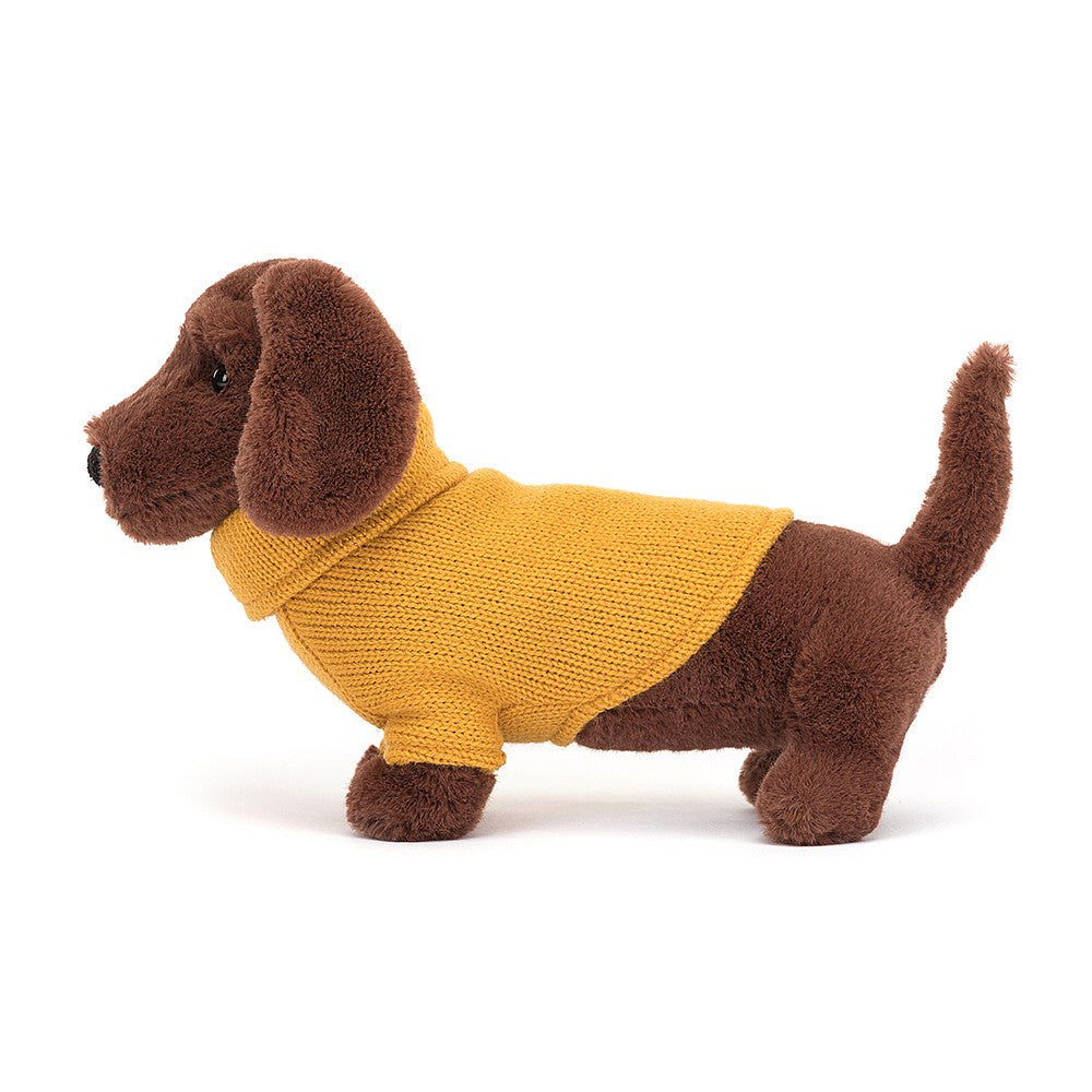 Jellycat Sweater Sausage Dog