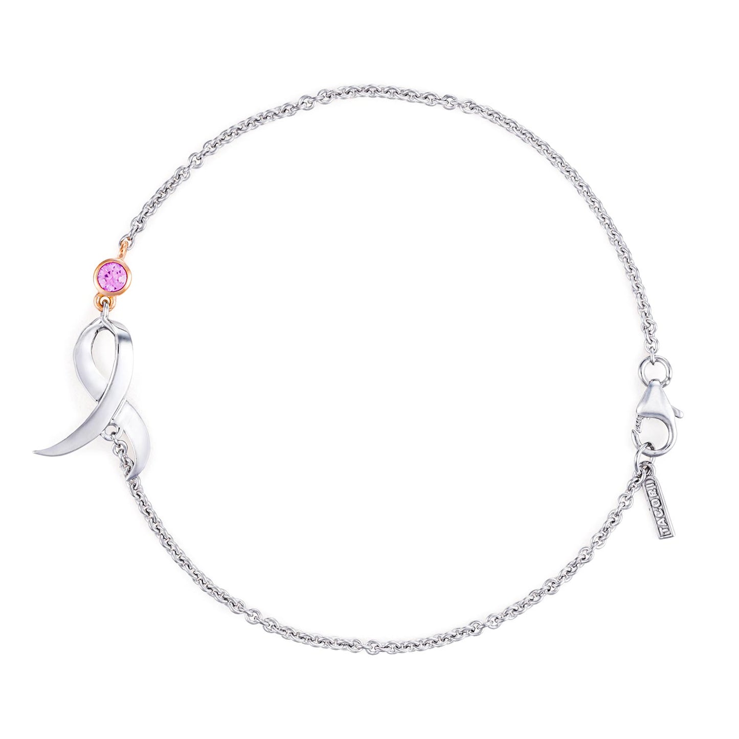 Shining Strength Pink Sapphire Bracelet