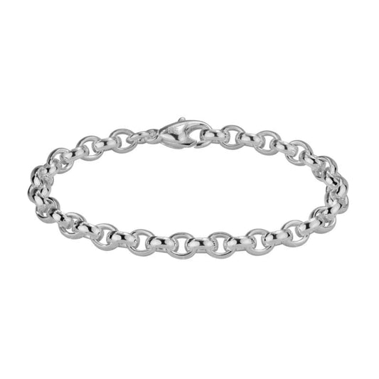 Sterling Silver Oval Link Bracelet