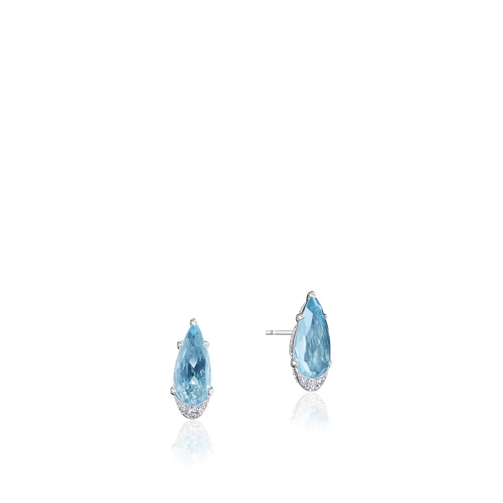 Tacori Pear Shaped Gemstone Earrings