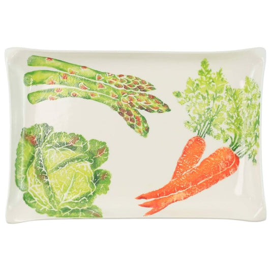 Vietri Spring Vegetables Rectangular Platter