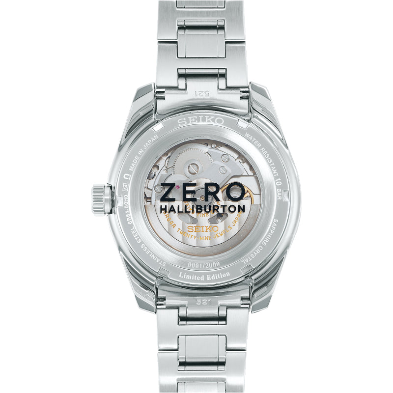 Seiko Presage Collection Zero Halliburton White GMT Limited Edition, SPB269