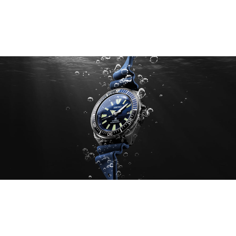 Seiko Prospex Collection  "Save the Ocean" 44mm Blue Dial Divers  Automatic SRPD09