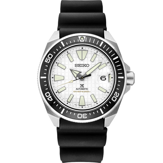 Seiko Prospex Collection 44mm White Dial Stainless Diver Automatic